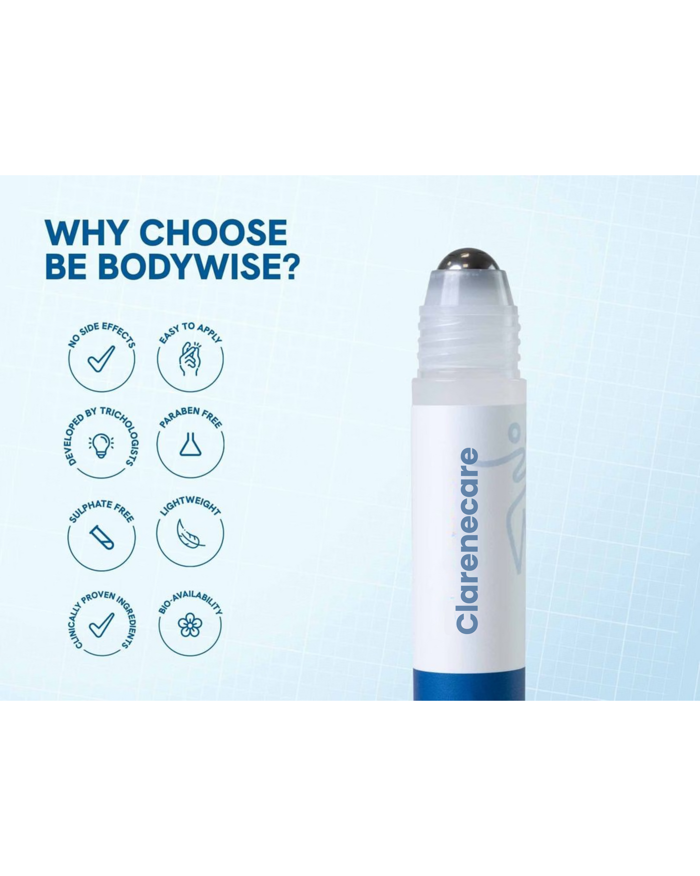 Clarenecare Advanced Hair Growth Roll-On Serum